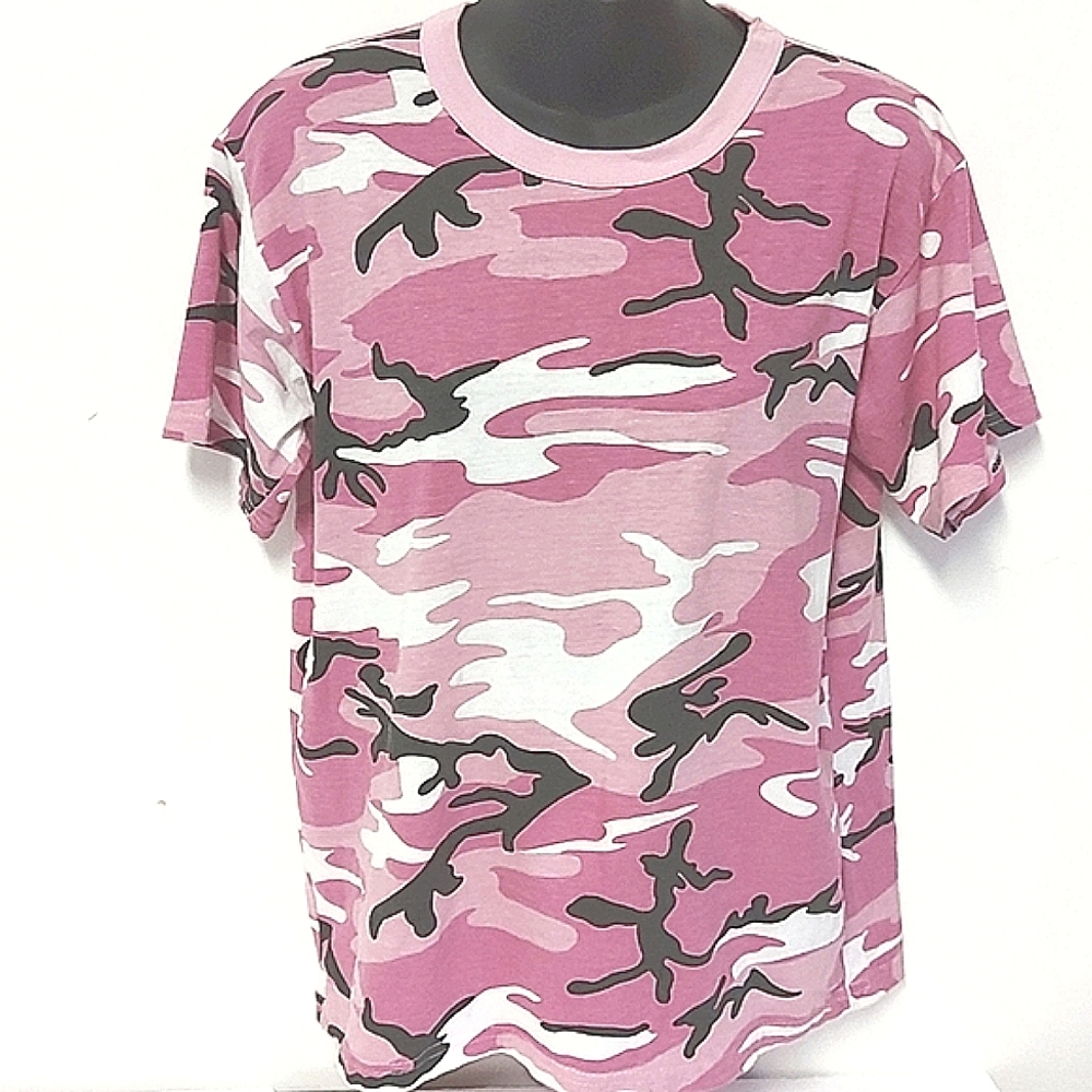 Free Rothco Kids Camo Tee, Size XL
